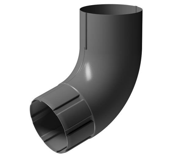 Колено 72° D90 Döcke STAL PREMIUM Графит, (RAL 7024) купить в Алатыре