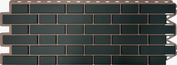 Фасадная панель Альта-Профиль, Кирпич Клинкерный, Графит купить в Алатыре