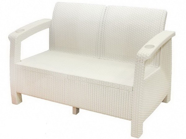 Двухместный диван Yalta Sofa Seаt белый купить в Алатыре