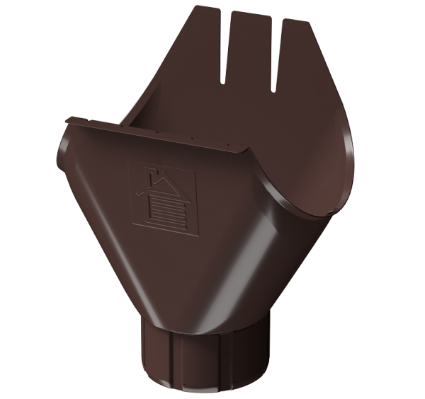 Воронка желоба D125 Döcke STAL PREMIUM Шоколад, (RAL 8019) купить в Алатыре