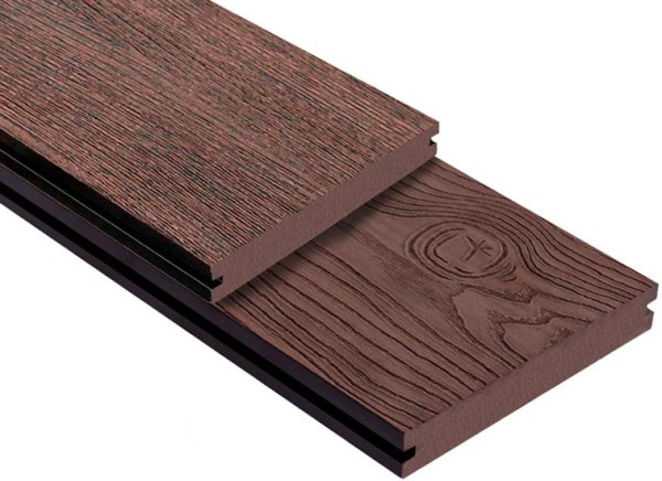 Террасная доска ДПК Outdoor 3D полнотелая STORM/OCEAN BROWN коричневая микс купить в Алатыре