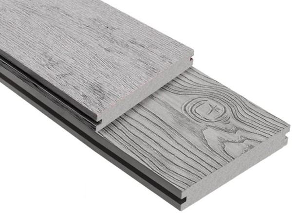Террасная доска ДПК Outdoor 3D полнотелая STORM/OCEAN GREY серая микс купить в Алатыре
