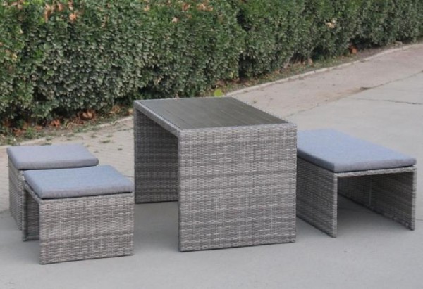 Диван-Трансформер AFINA плетеный из иск. ротанга S330G-W78 Grey купить в Алатыре