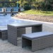 Диван-Трансформер AFINA плетеный из иск. ротанга S330G-W78 Grey купить в Алатыре