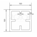 Столб SEQUOIA Evolution 3D WOOD BLACK купить в Алатыре
