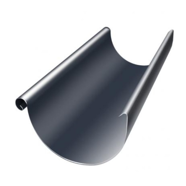 Водосток Grand Line 150x100 – Полукруглый желоб 3 метра RAL 7024 купить в Алатыре