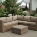 Комплект мебели AFINA плетеной из иск. ротанга YR825B Beige купить в Алатыре