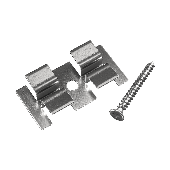 Клипса с саморезом, Grinder шовный монтаж 5 mm купить в Алатыре