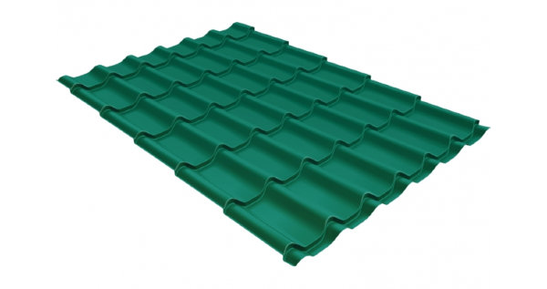 Металлочерепица классик 0,5 Satin RAL 5021 купить в Алатыре