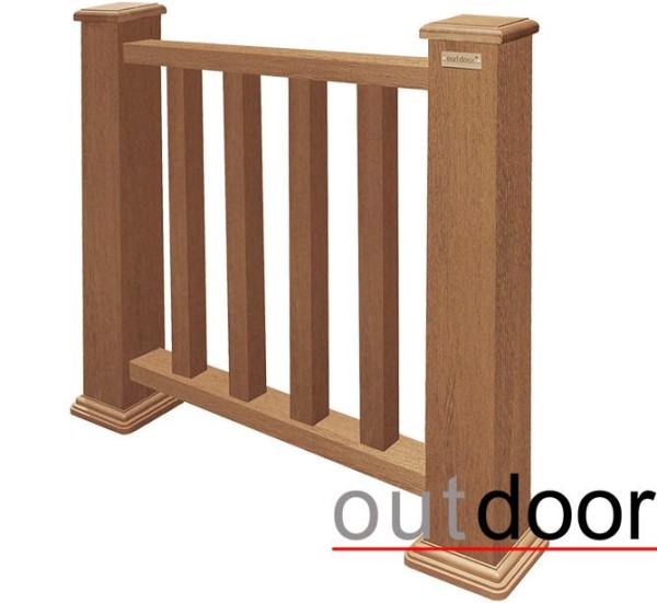 Ограждение из ДПК Outdoor Классик 3D STORM дуб купить в Алатыре