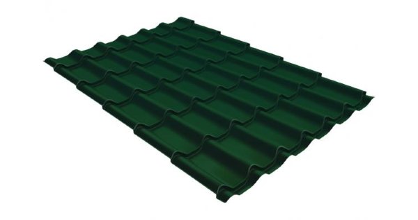 Металлочерепица классик 0,5 Satin RAL 6005 зеленый мох купить в Алатыре