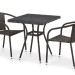 Комплект плетеной мебели AFINA из иск. ротанга T282BNT/Y137C-W53 Brown 2Pcs купить в Алатыре