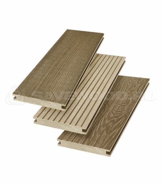 Террасная доска SW Fraxinus (R) полнотелая «SaveWood» Тик купить в Алатыре