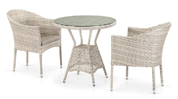 Комплект плетеной мебели AFINA из иск. ротанга T705ANT/Y350-W85 Latte 2Pcs купить в Алатыре