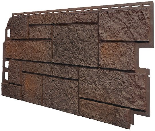 Фасадная панель VOX Sandstone (Сандстоун) темно коричневый купить в Алатыре