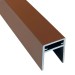 П-профиль Алюминиевый EasyDecking 35x25 Коричневый купить в Алатыре