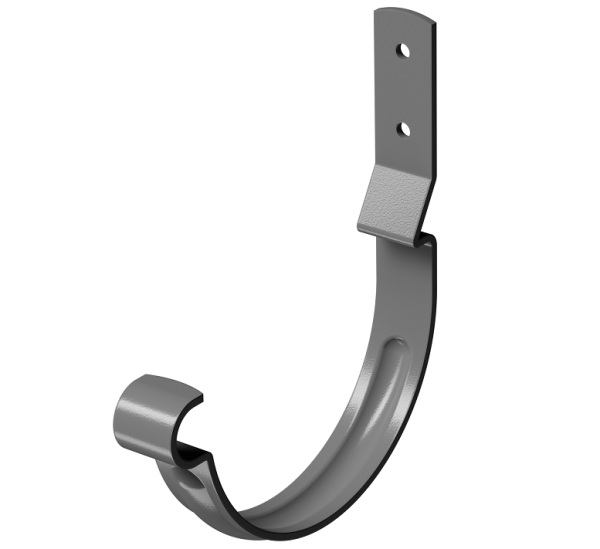Карнизный крюк короткий (гнутый) D125 Döcke STAL PREMIUM Графит, (RAL 7024) купить в Алатыре