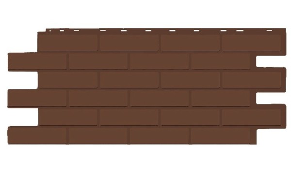 Фасадная панель T-Siding Кирпич Модерн Эко Браун купить в Алатыре